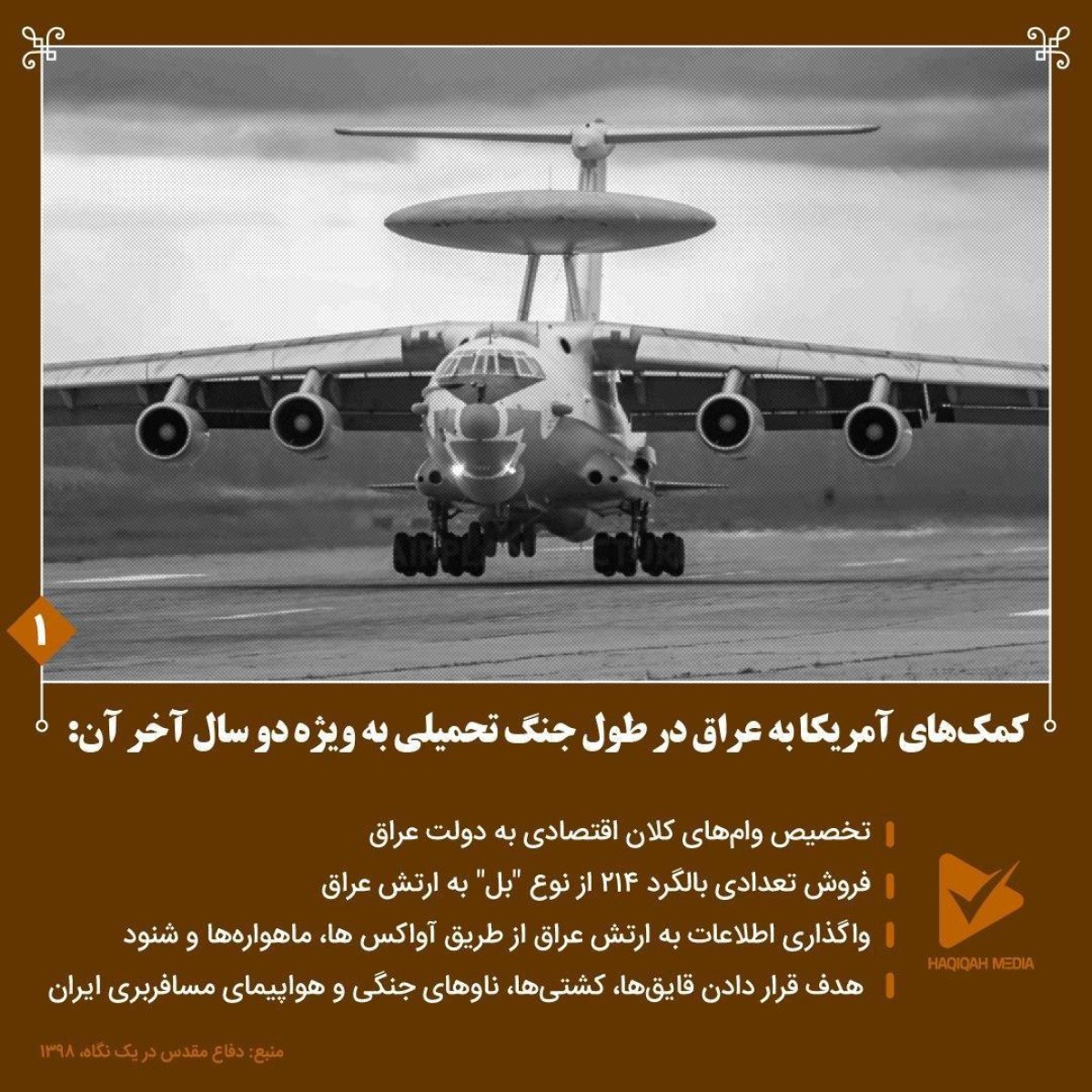 کمک‌های آمریکا به عراق در طول جنگ تحمیلی به ویژه دو سال آخر آن