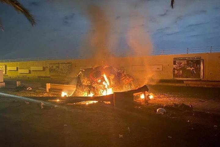  ” تحقيق قانوني في جريمة إرهابية أمريكية في مطار بغداد “