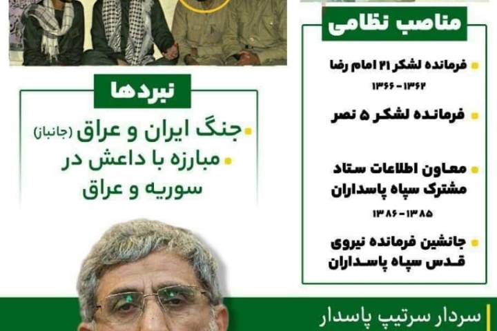 اینفوگرافی/ آشنایی با جانشین حاج قاسم