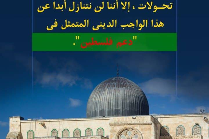 ” دعم فلسطين “