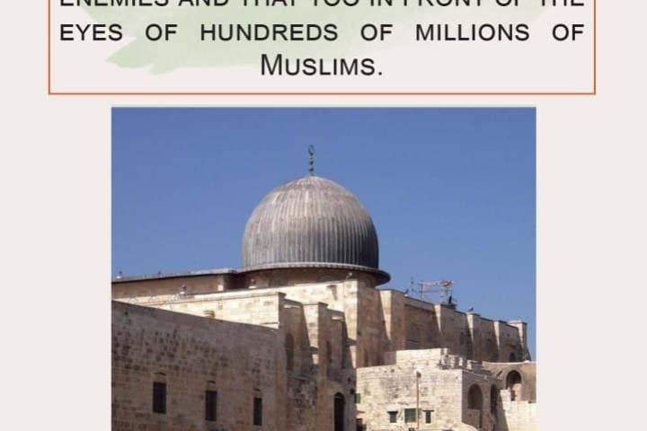  May God’s blessings and mercy be on the brave nation of Palestine