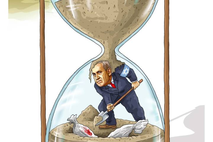 كاريكاتير/ اعمال وتصرفات هذا النظام (الإحتلال) تظهر بأن هذا النظام ليس مستقراً ، وهذا النظام لن يستمر