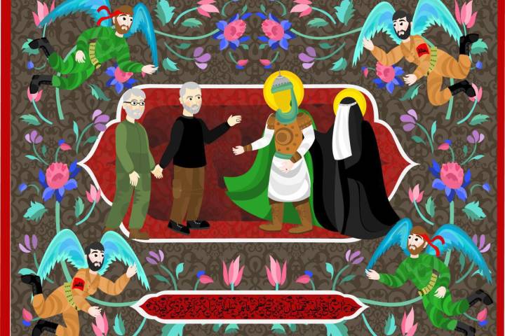 استقبال امام حسین(ع) از قاسم زمان