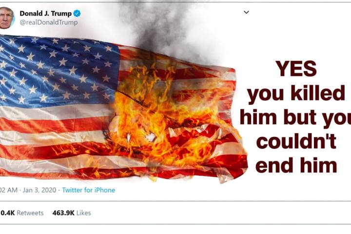  YES you killed him but you couldn’t end him