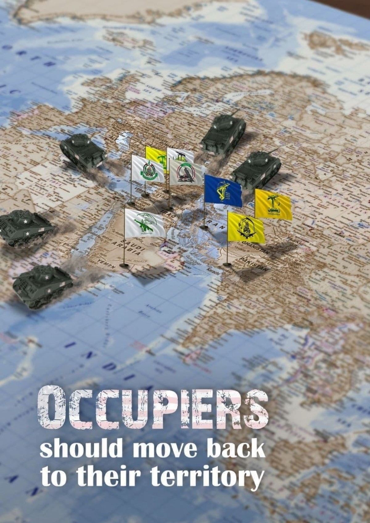 Occupiers should move back to their territory