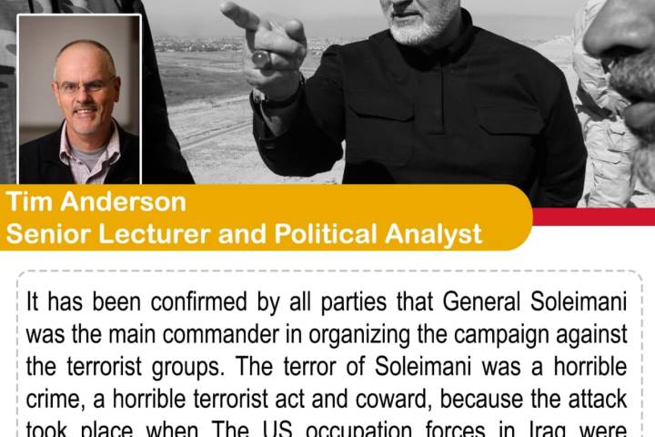  Tim Anderson Senior Lecturer and Political Analyst