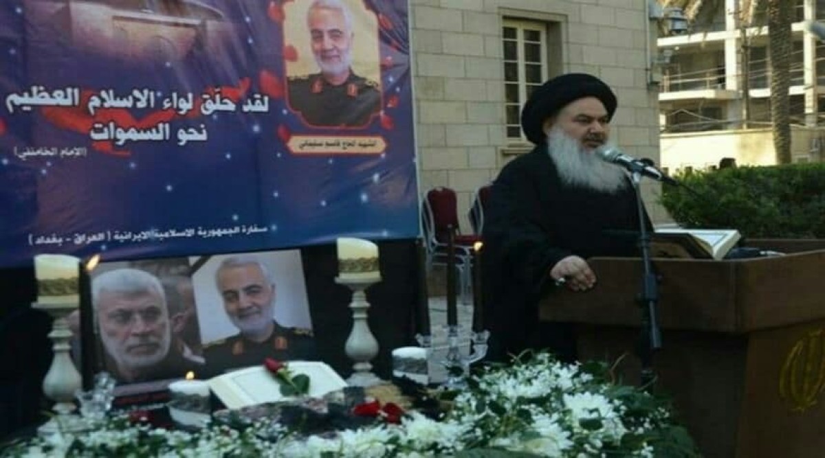 امام جمعة بغداد: الشعب العراقي يشعر باليتم بعد رحيل الحاج قاسم سليماني
