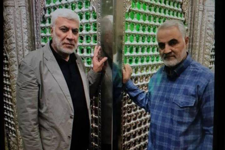 الشهيد سليماني وأبو مهدي المهندس