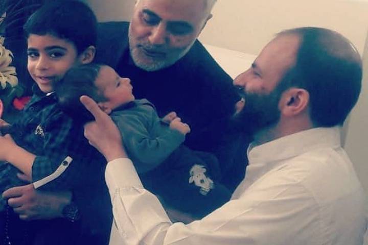  خاطره خانم عجمی همسر شهید محمود نریمانی از دیدار با حاج قاسم