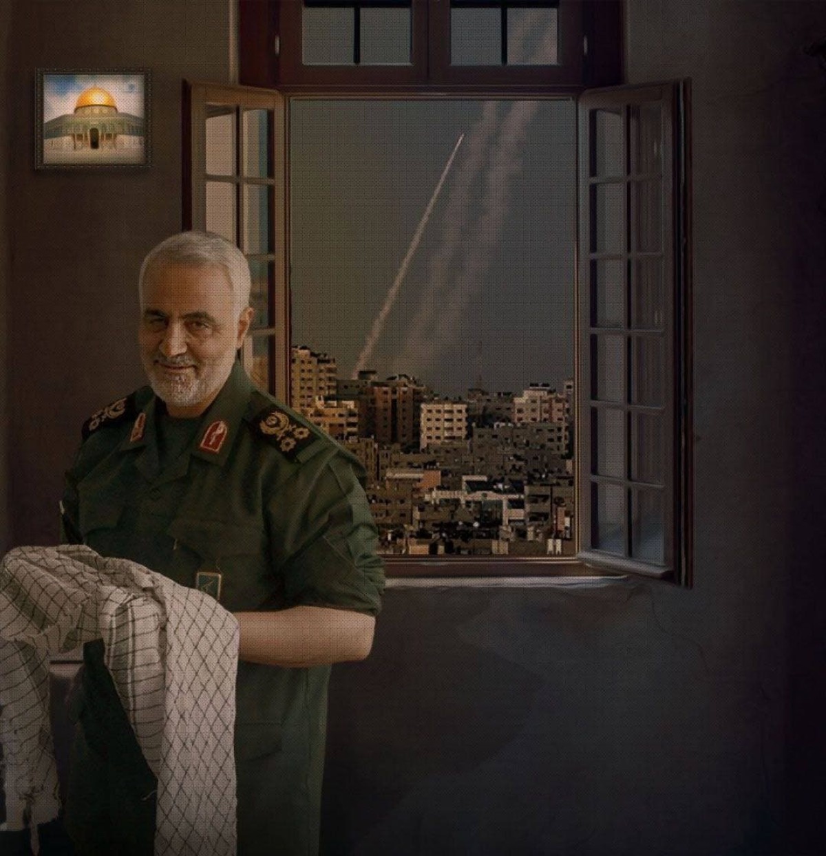 روح الحاج قاسم سعيدة ومطمئنة في عليائها