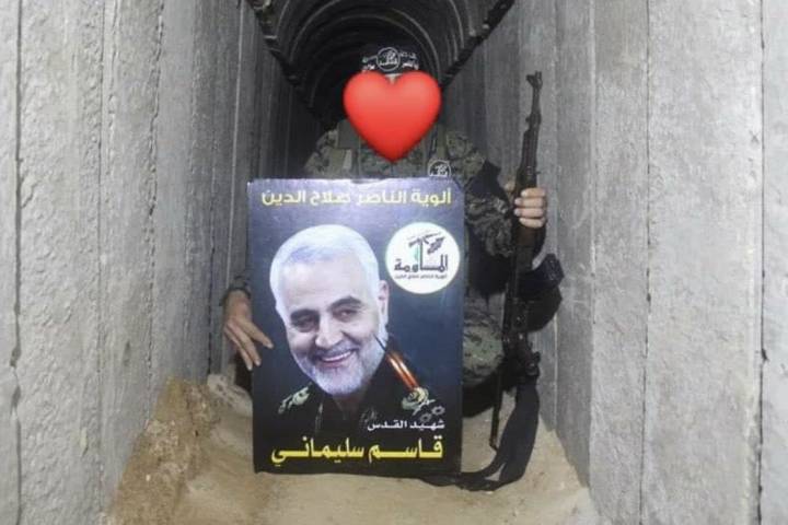 ” السلام على قاسم سليماني كلما قصفت إسرائيل “