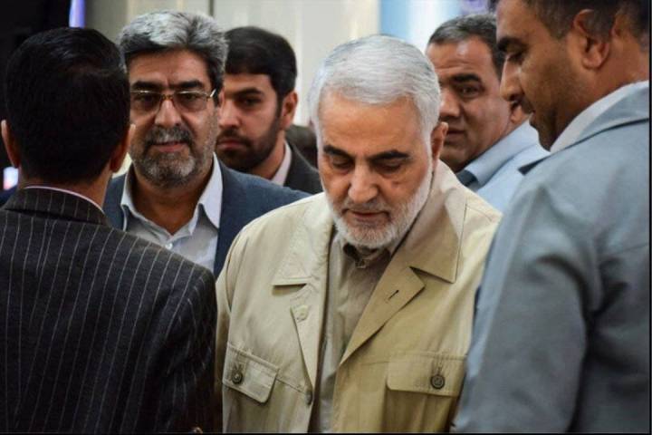 حاج قاسم سلیمانی در مراسم یادواره شهدای کَن