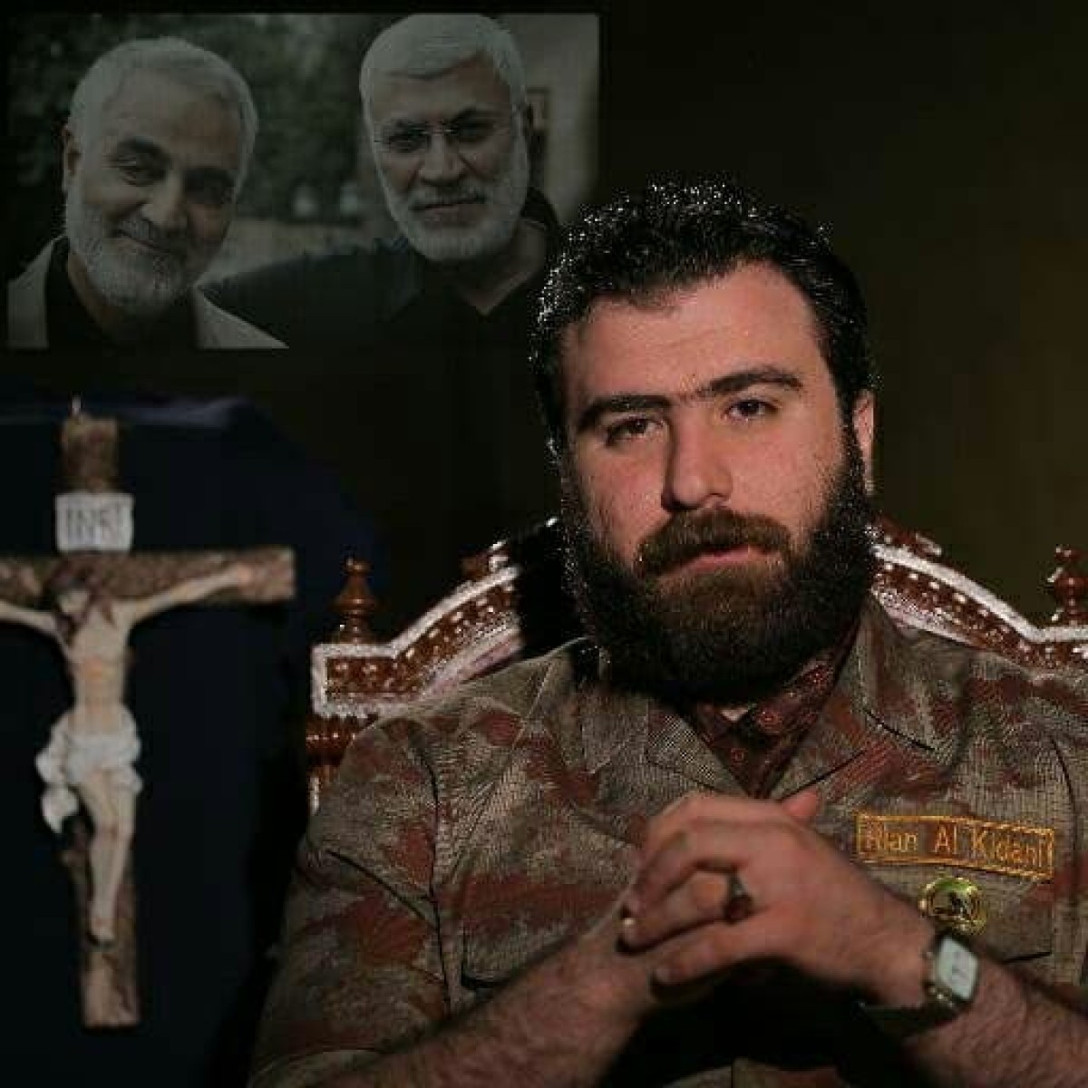  ” رثاء قائد المقاومة المسيحية في العراق ريان الكلداني لاستشهاد اللواء سليماني والحاج أبو مهدي المهندس “