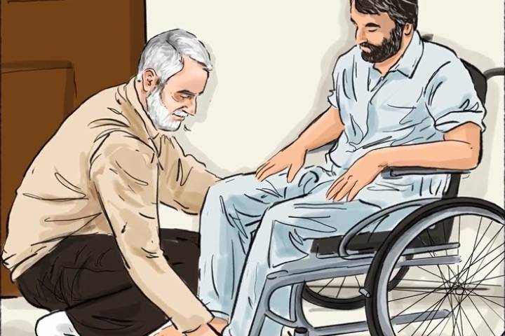  رسوم توضيحي متحركة ” حاج قاسم سليماني “