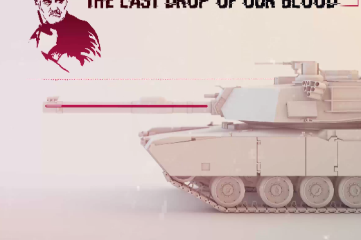 We’ll stay until the last drop of our blood.