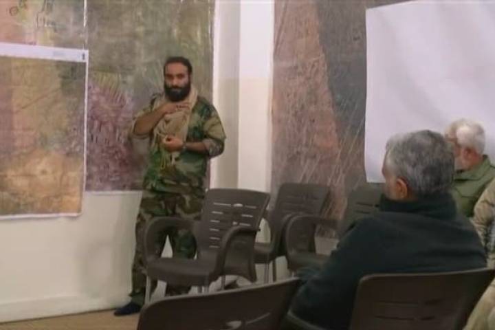  Martyred defender of the shrine “Mohammad Hossein Mohammadkhani” and Martyr Soleimani