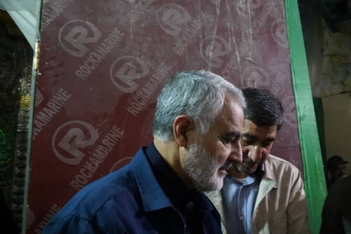Martyrs Qasem Soleimani and Hossein Pourjafari
