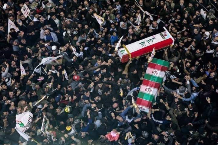  ” الشعوب الحرة ستأخذ الثأر للشهيد سليماني “