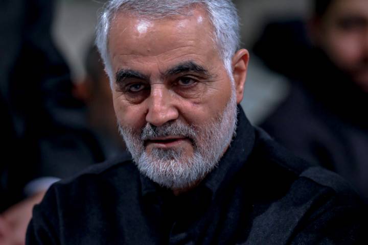 حاج قاسم در گاردن پارتی!