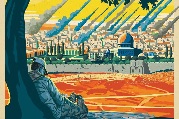 این مرد، دست فلسطینی‌ها را پر کرد