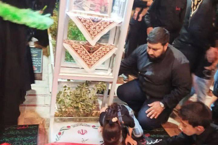 حاج قاسم از گریه کنان عالی بر سیدالشھداء بود…