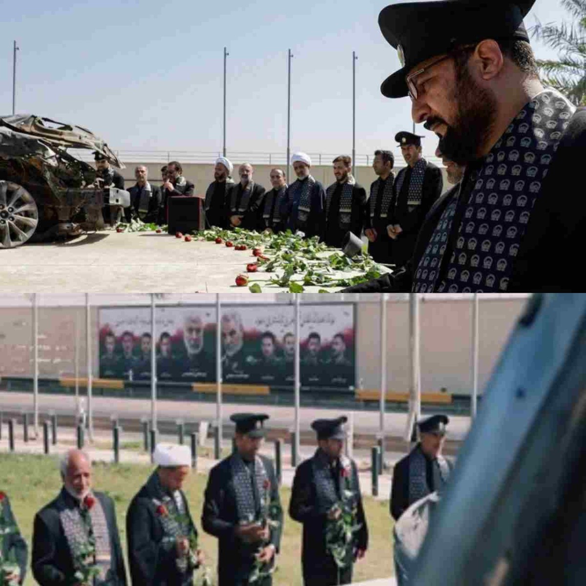 محل شهادت شهید سلیمانی معطر به شمیم رضوی شد…