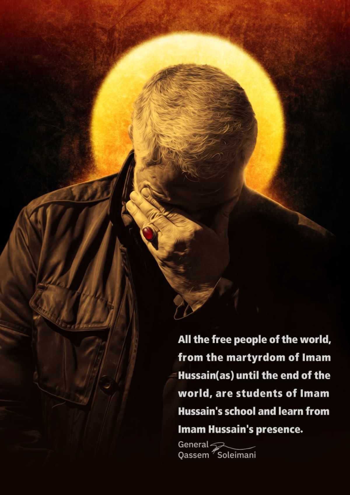 All the free people of the world, from the martyrdom of Imam Hussain(as) until the end of the world, are students of Imam Hussain's school