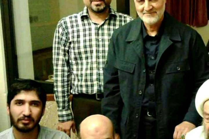 تصویری از شهیدان سلیمانی و زاهدی