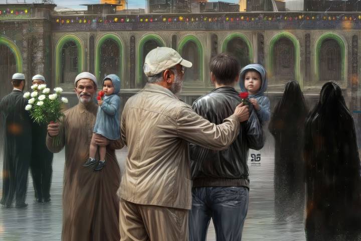 ” بهجة الورد في مولد الأنوار “