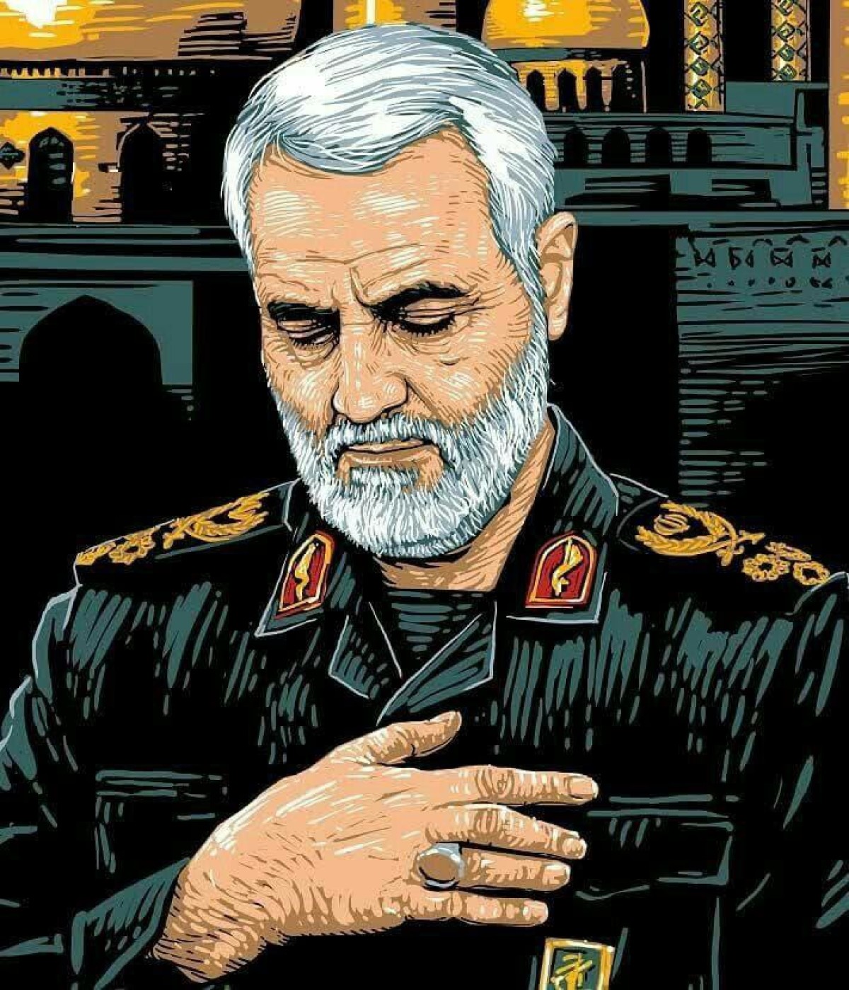 After you, Syria got ripped apart, Oh Soleimani…
