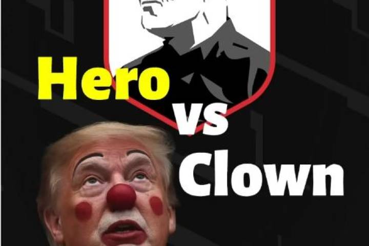 Hero vs Clown